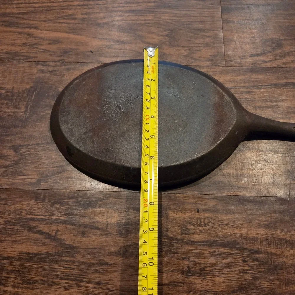 Grillmaster Oval Cast Iron Fajita Sizzler Pan Skillet 12.5 Inch Serving Platter